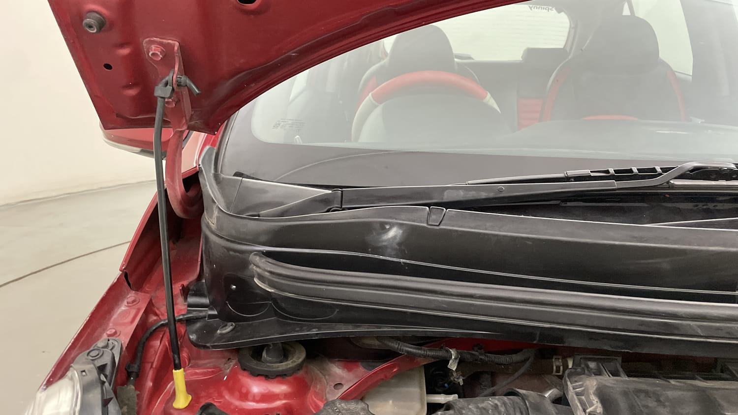Used 2018 Hyundai Grand i10 Asta 1.2 Kappa VTVT Petrol Manual engine ENGINE RIGHT SIDE HINGE & APRON VIEW