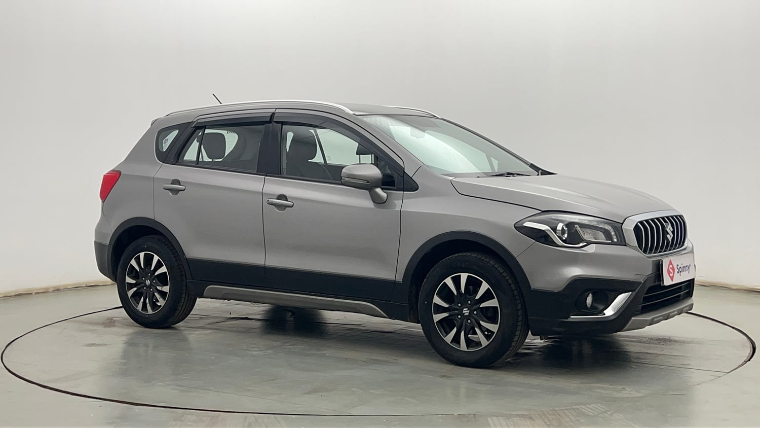 Used 2021 Maruti Suzuki S-Cross Alpha AT Petrol Automatic exterior RIGHT FRONT CORNER VIEW