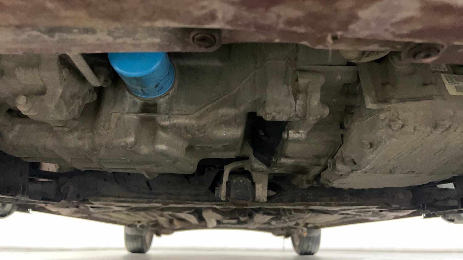 Used 2018 Honda Amaze 1.2 V CVT Petrol Petrol Automatic extra FRONT LEFT UNDERBODY VIEW