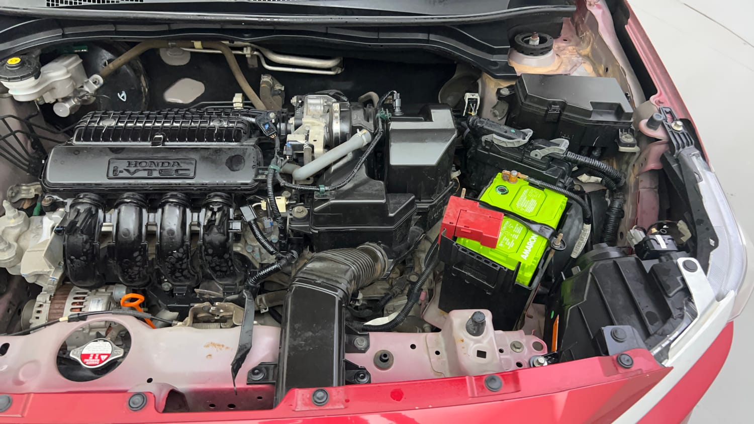 Used 2018 Honda Amaze 1.2 V CVT Petrol Petrol Automatic engine ENGINE LEFT SIDE VIEW