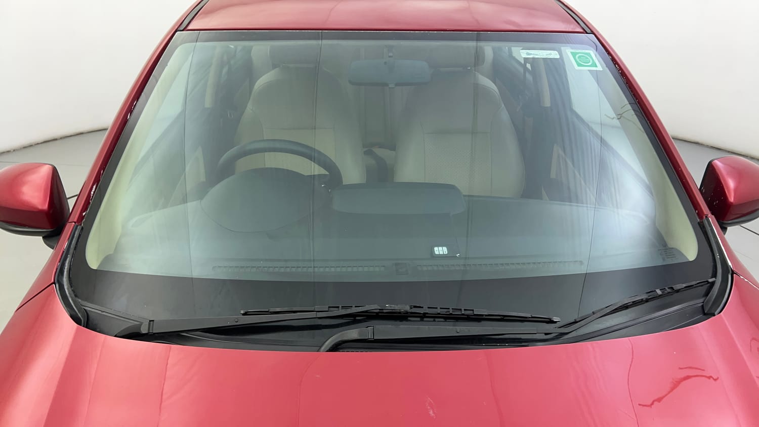 Used 2018 Honda Amaze 1.2 V CVT Petrol Petrol Automatic exterior FRONT WINDSHIELD VIEW