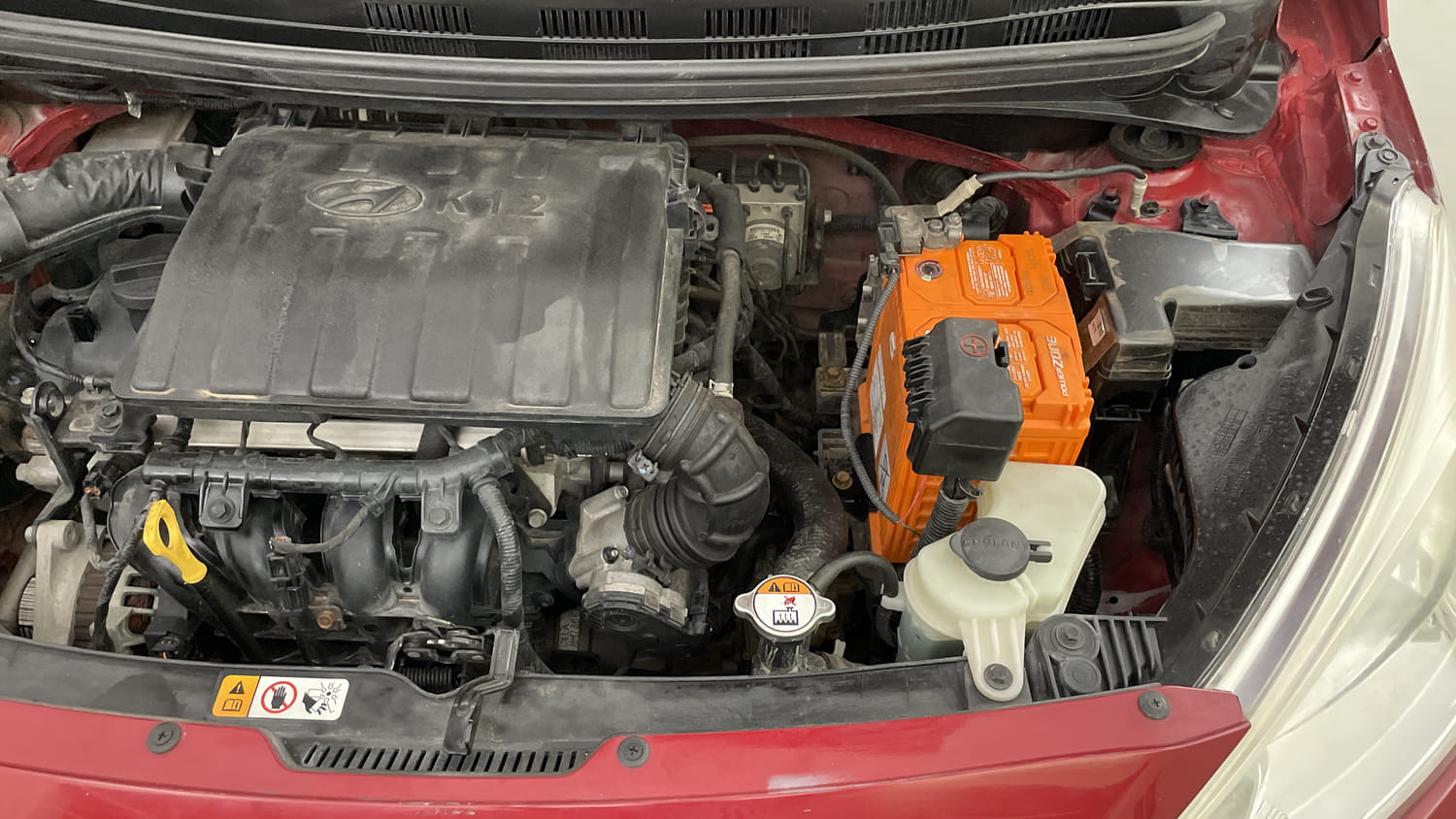 Used 2018 Hyundai Grand i10 Asta 1.2 Kappa VTVT Petrol Manual engine ENGINE LEFT SIDE VIEW