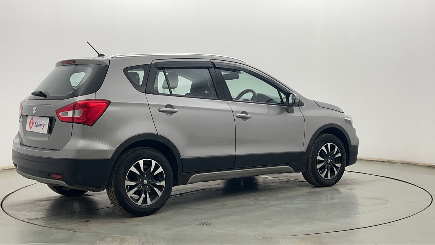 Used 2021 Maruti Suzuki S-Cross Alpha AT Petrol Automatic exterior RIGHT REAR CORNER VIEW
