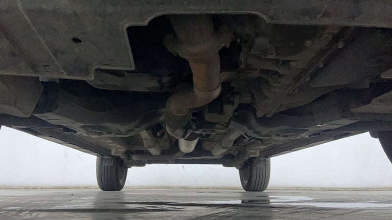 Used 2025 Tata Curvv Creative Plus S 1.2 Revotron Petrol 7DCA Petrol Automatic extra FRONT LEFT UNDERBODY VIEW