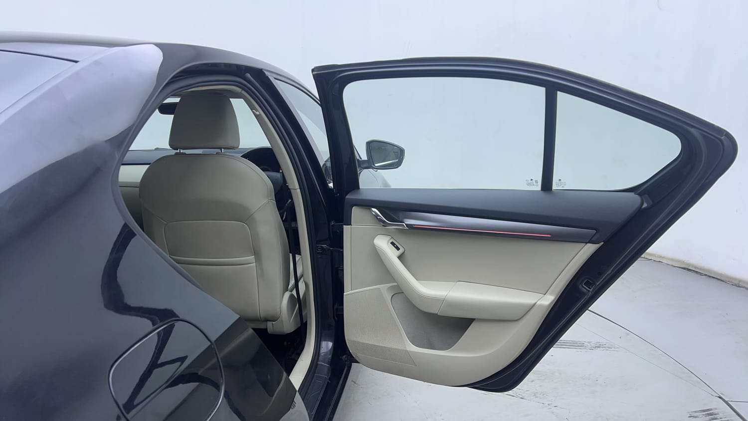Used 2017 Skoda Octavia 1.8 TSI Style Plus AT Petrol Automatic interior RIGHT REAR DOOR OPEN VIEW