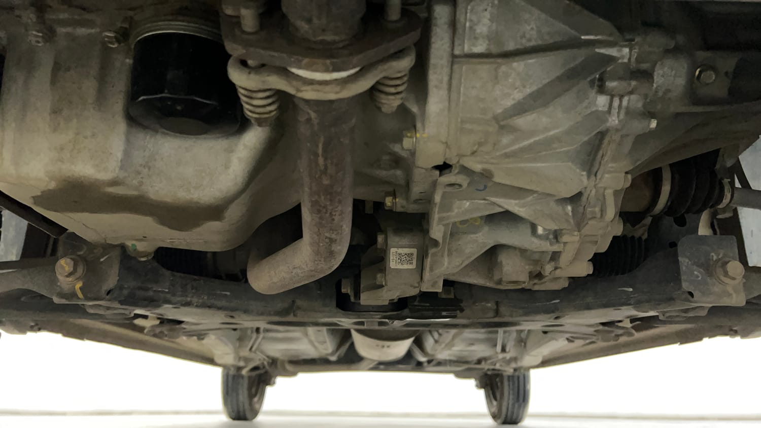 Used 2024 Maruti Suzuki Alto K10 VXi Plus (O) AGS Petrol Automatic extra FRONT LEFT UNDERBODY VIEW