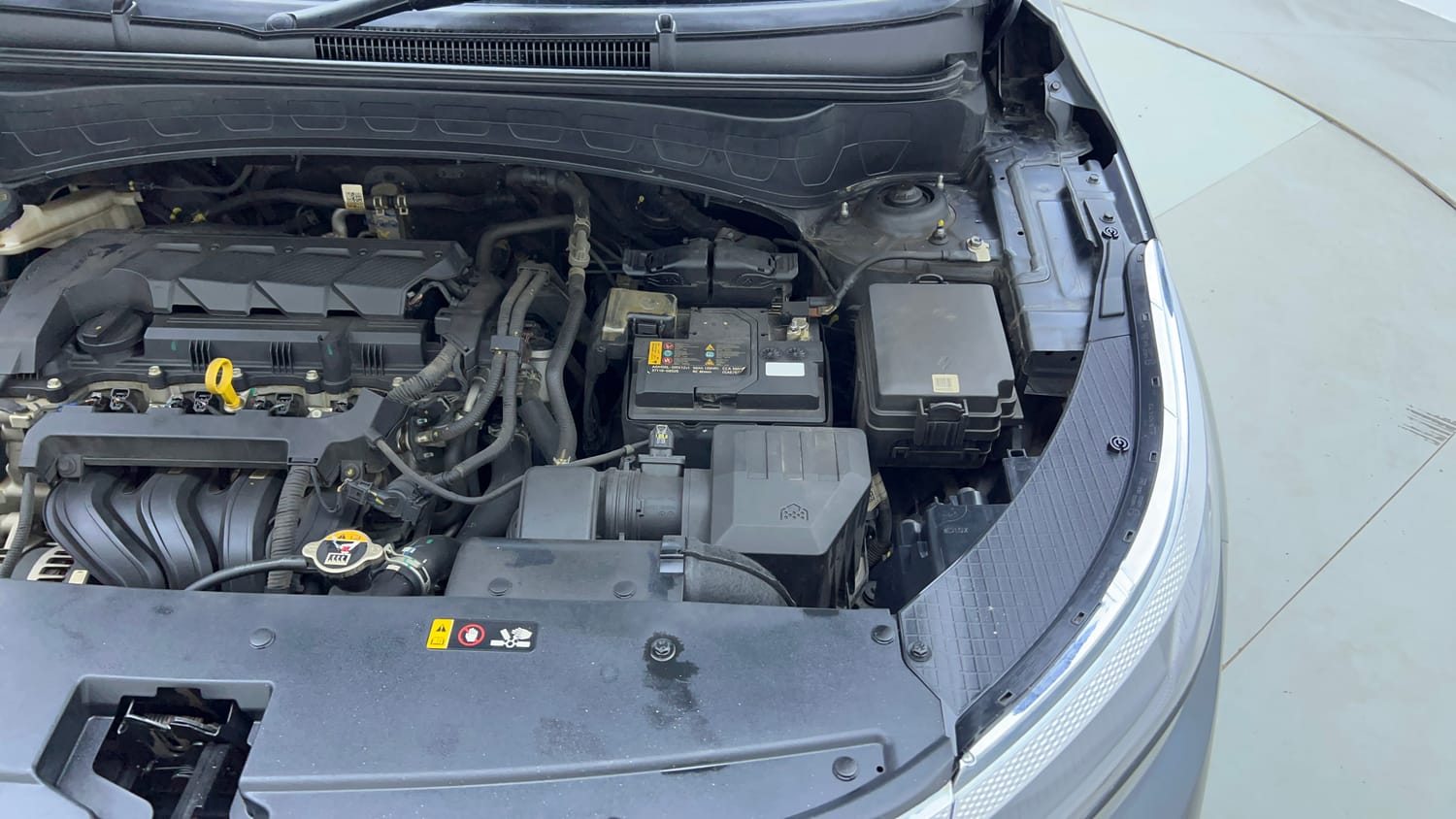 Used 2023 Kia Seltos HTX 1.5 Petrol MT Petrol Manual engine ENGINE LEFT SIDE VIEW