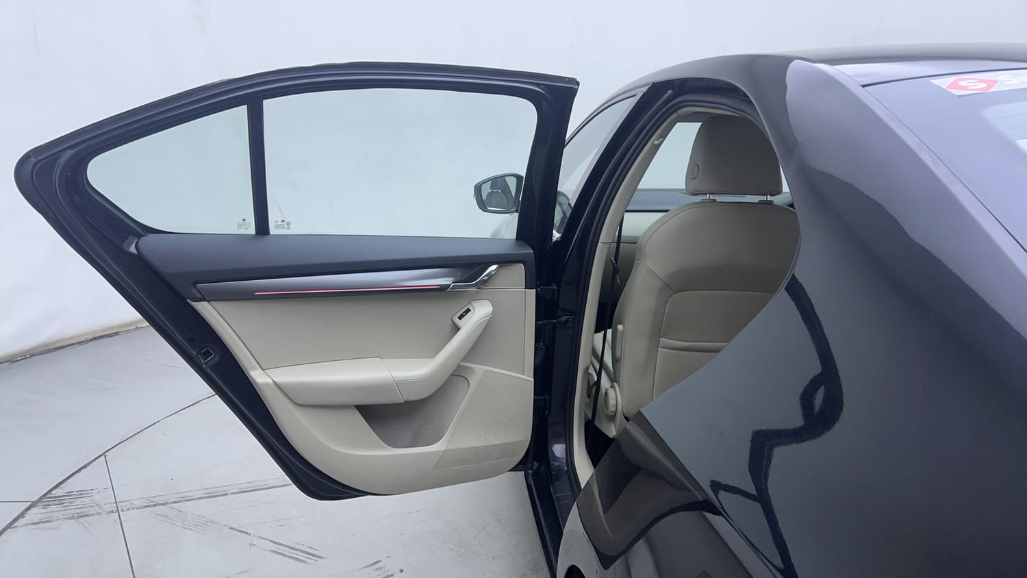 Used 2017 Skoda Octavia 1.8 TSI Style Plus AT Petrol Automatic interior LEFT REAR DOOR OPEN VIEW