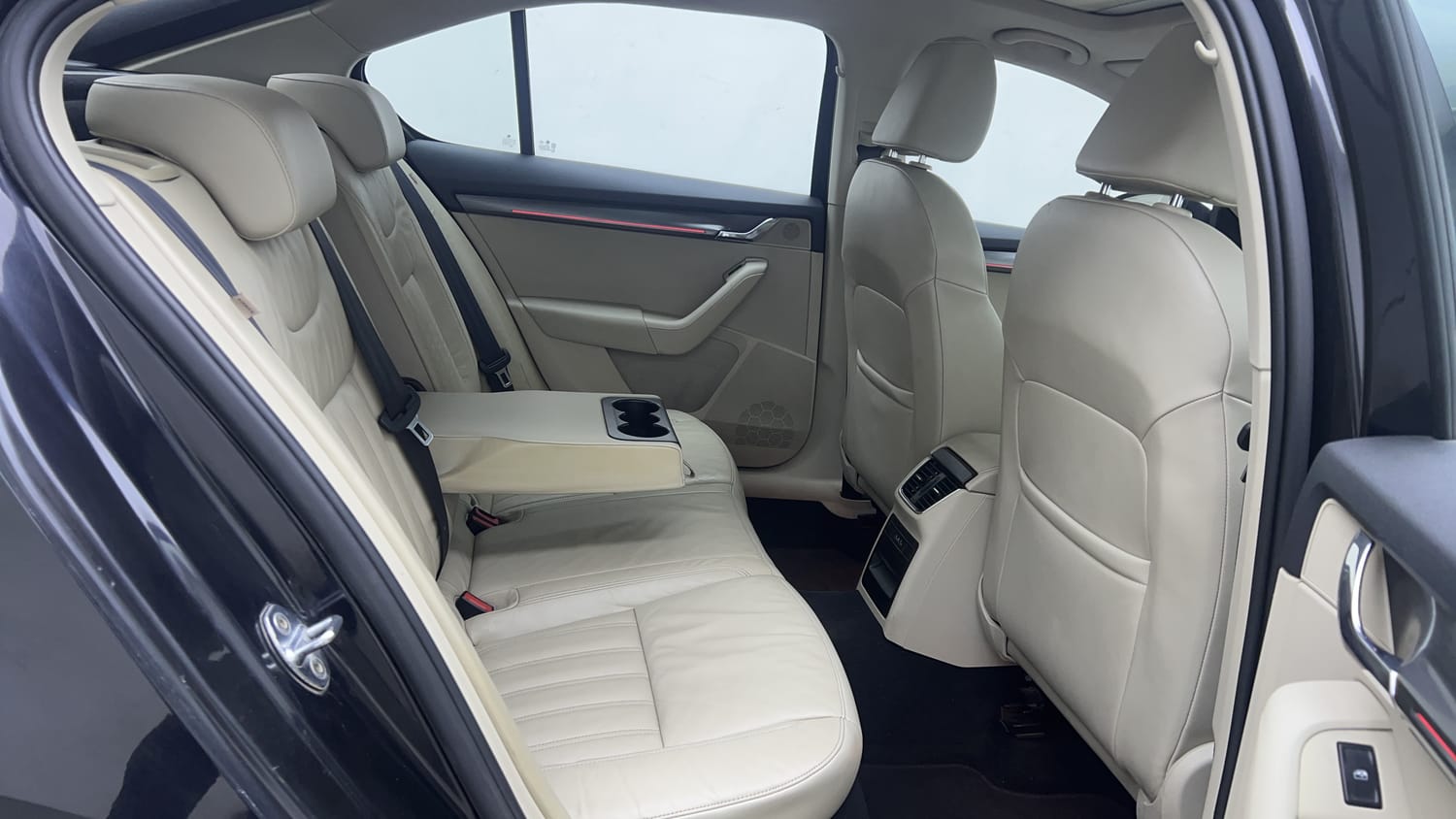 Used 2017 Skoda Octavia 1.8 TSI Style Plus AT Petrol Automatic interior RIGHT SIDE REAR DOOR CABIN VIEW
