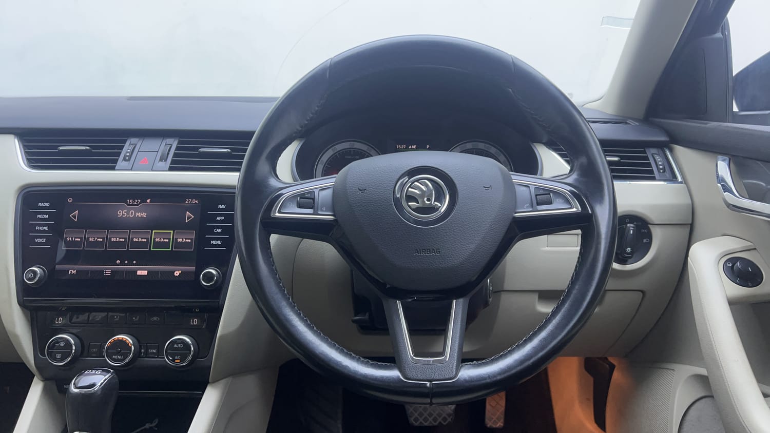 Used 2017 Skoda Octavia 1.8 TSI Style Plus AT Petrol Automatic interior STEERING VIEW