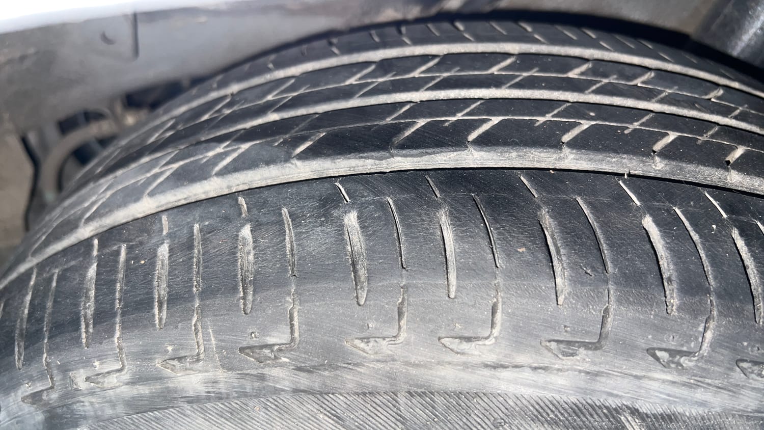 Used 2022 Honda City VX CVT Petrol Petrol Automatic tyres LEFT REAR TYRE TREAD VIEW