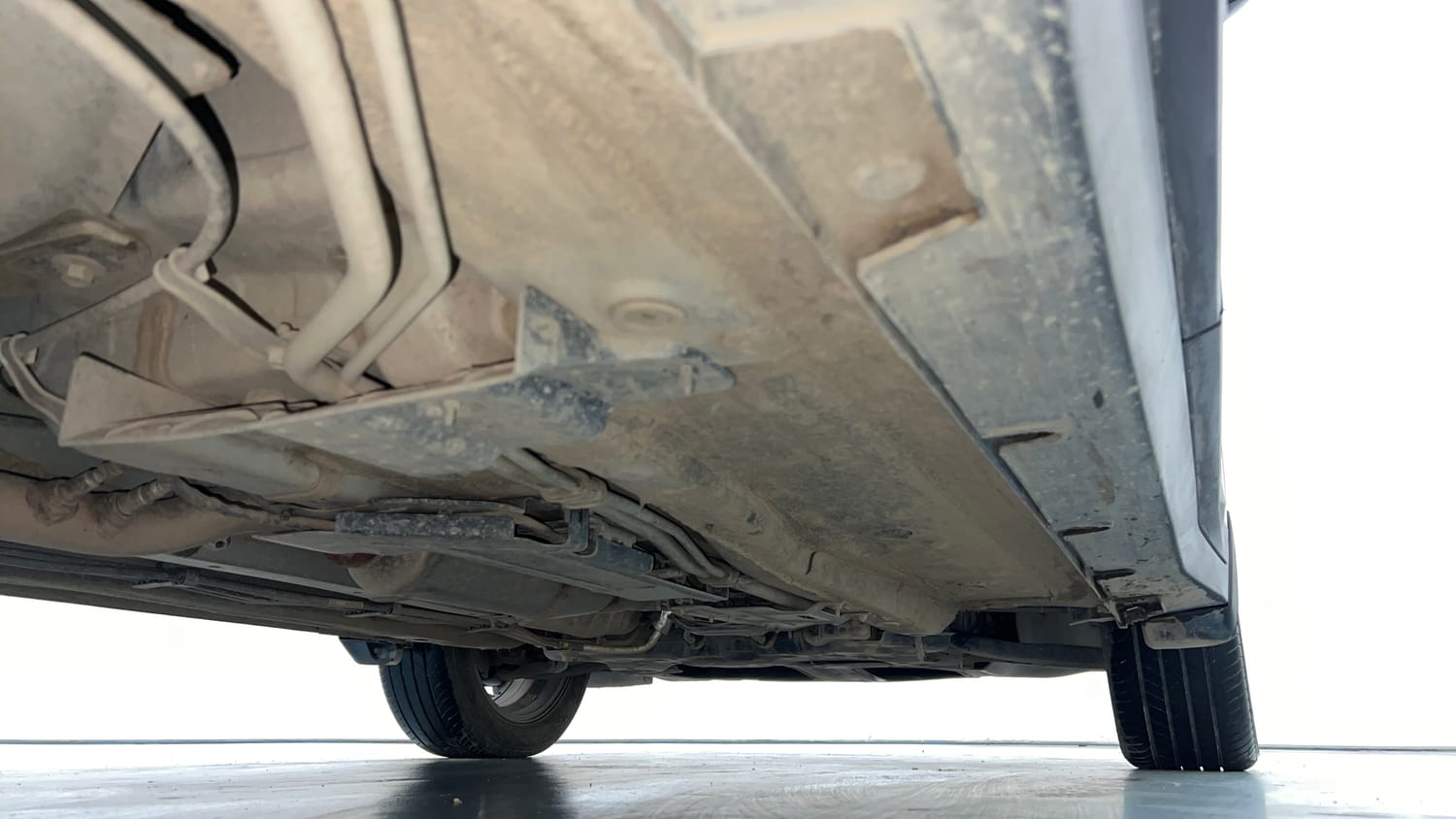 Used 2025 Kia Carens Clavis HTK Plus (O) 1.5 Diesel MT Diesel Manual extra REAR RIGHT UNDERBODY VIEW