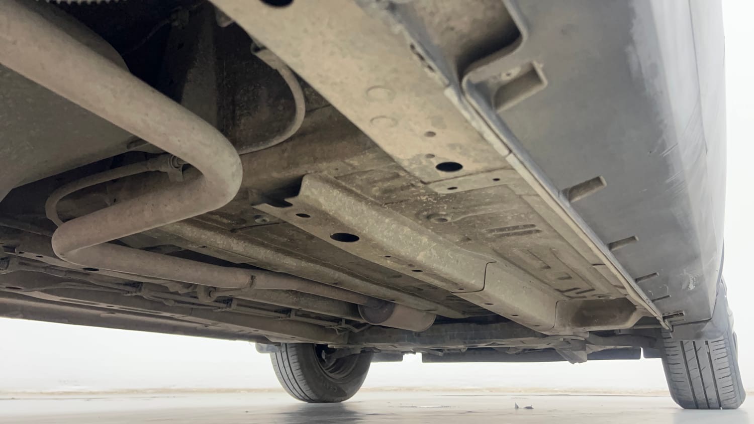 Used 2022 Tata Punch Accomplished MT Petrol Manual extra REAR RIGHT UNDERBODY VIEW
