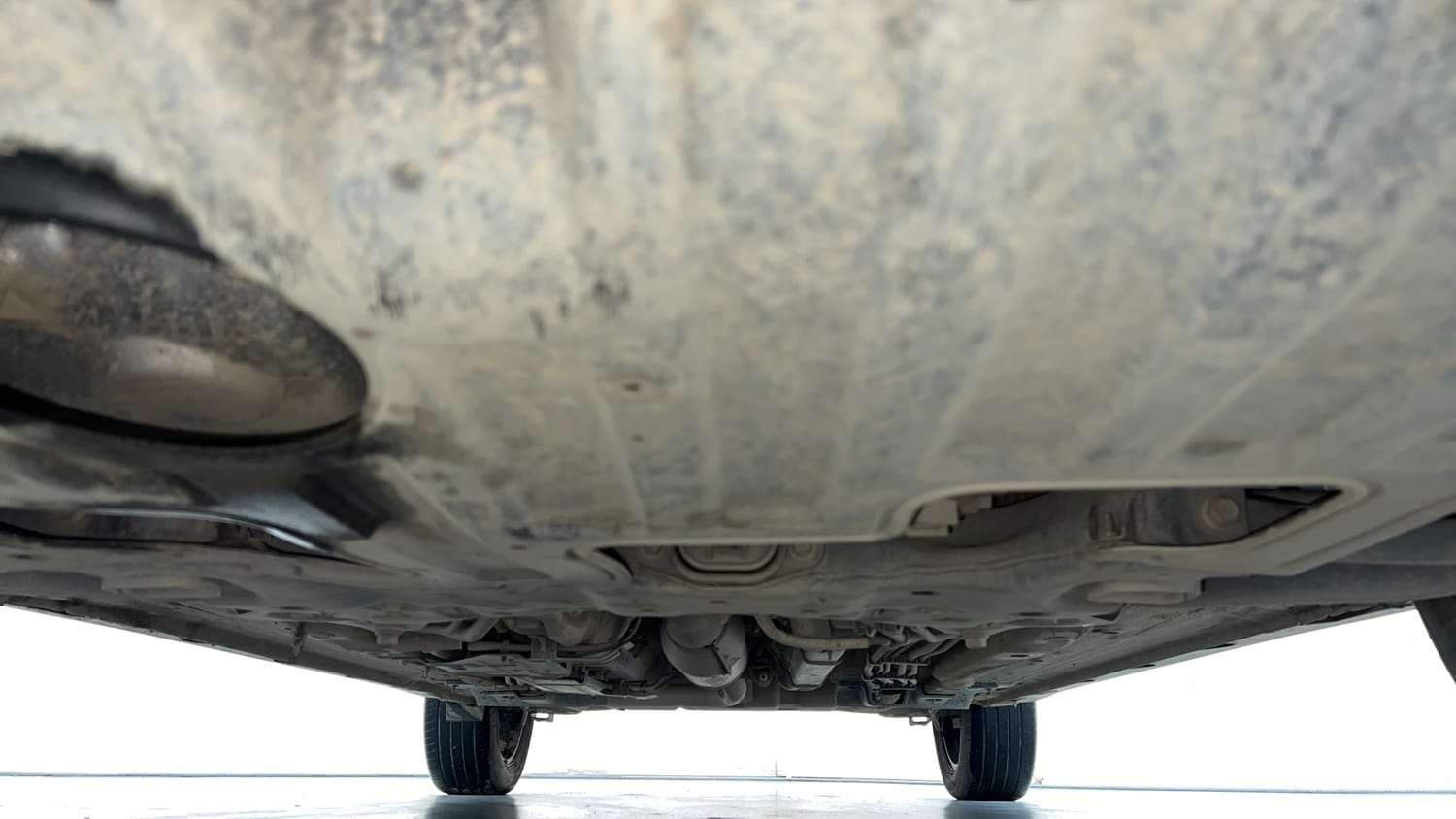 Used 2025 Kia Carens Clavis HTK Plus (O) 1.5 Diesel MT Diesel Manual extra FRONT LEFT UNDERBODY VIEW