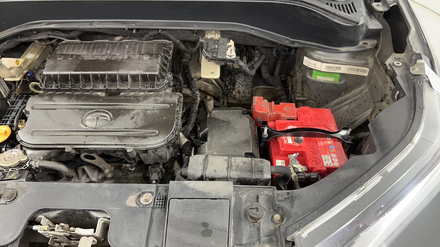 Used 2022 Tata Punch Accomplished MT Petrol Manual engine ENGINE LEFT SIDE VIEW