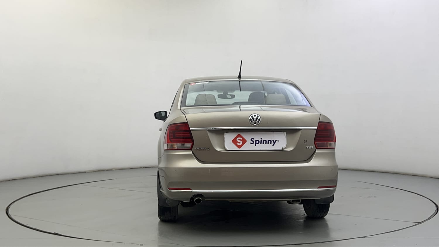 Used 2016 Volkswagen Vento Highline 1.2 (P) AT Petrol Automatic exterior BACK VIEW