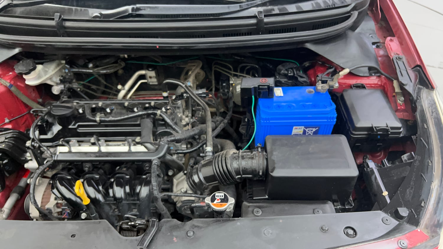 Used 2019 Hyundai Elite i20 Sportz Plus 1.2 Petrol Manual engine ENGINE LEFT SIDE VIEW