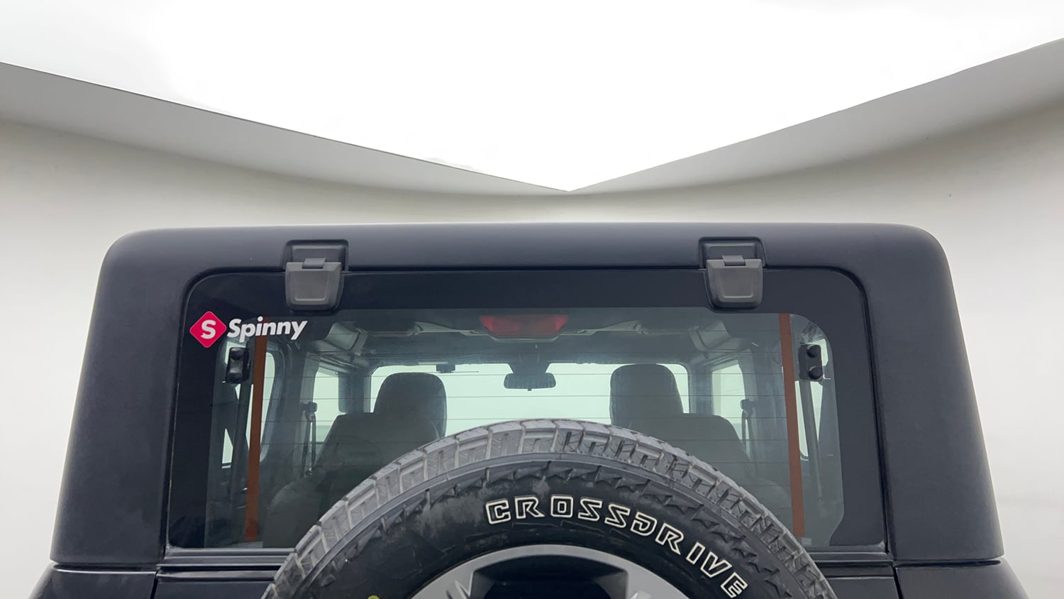 Used 2022 mahindra Thar LX Hard Top Petrol MT 4WD Petrol Manual exterior BACK WINDSHIELD VIEW