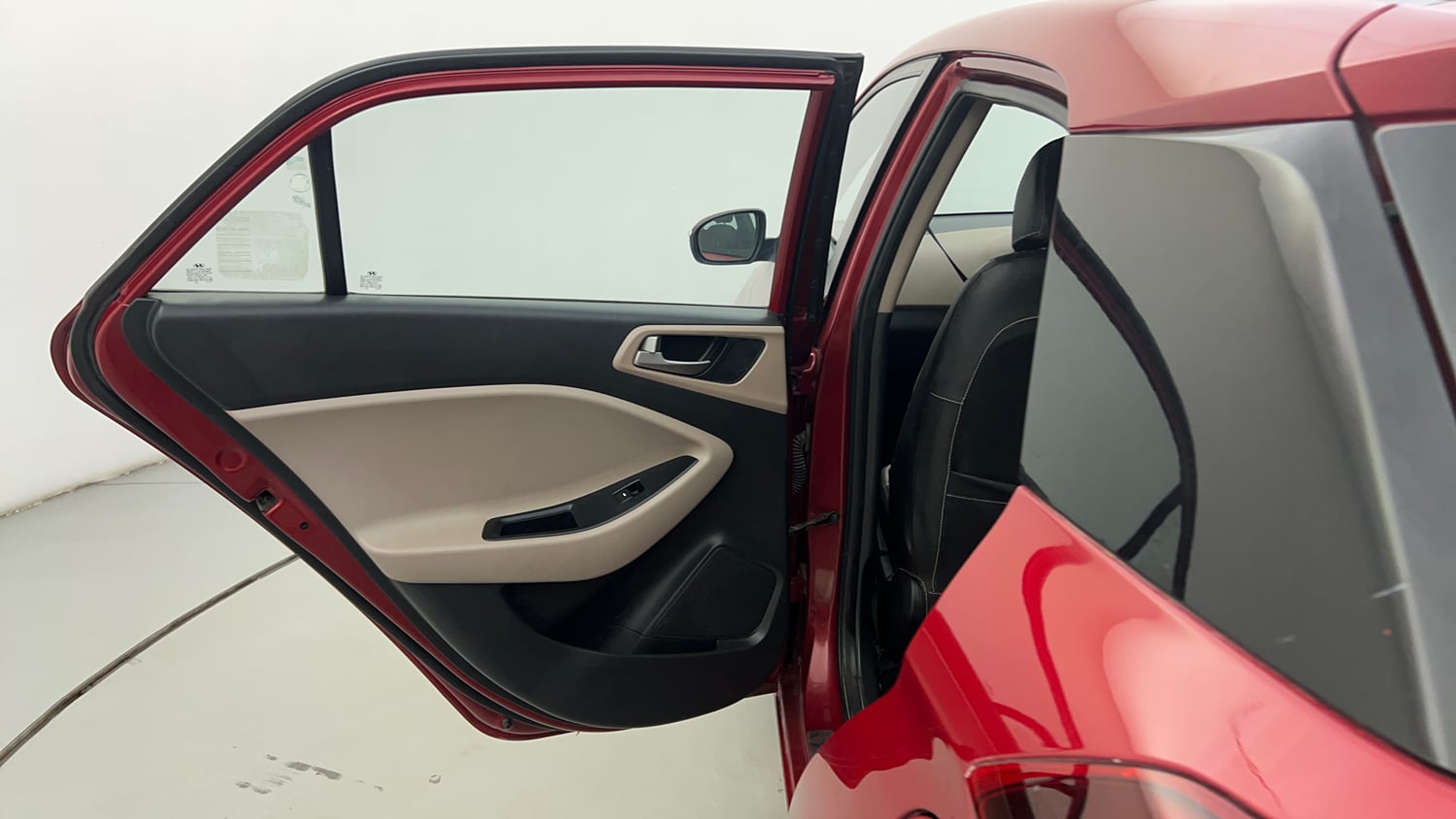 Used 2019 Hyundai Elite i20 Sportz Plus 1.2 Petrol Manual interior LEFT REAR DOOR OPEN VIEW
