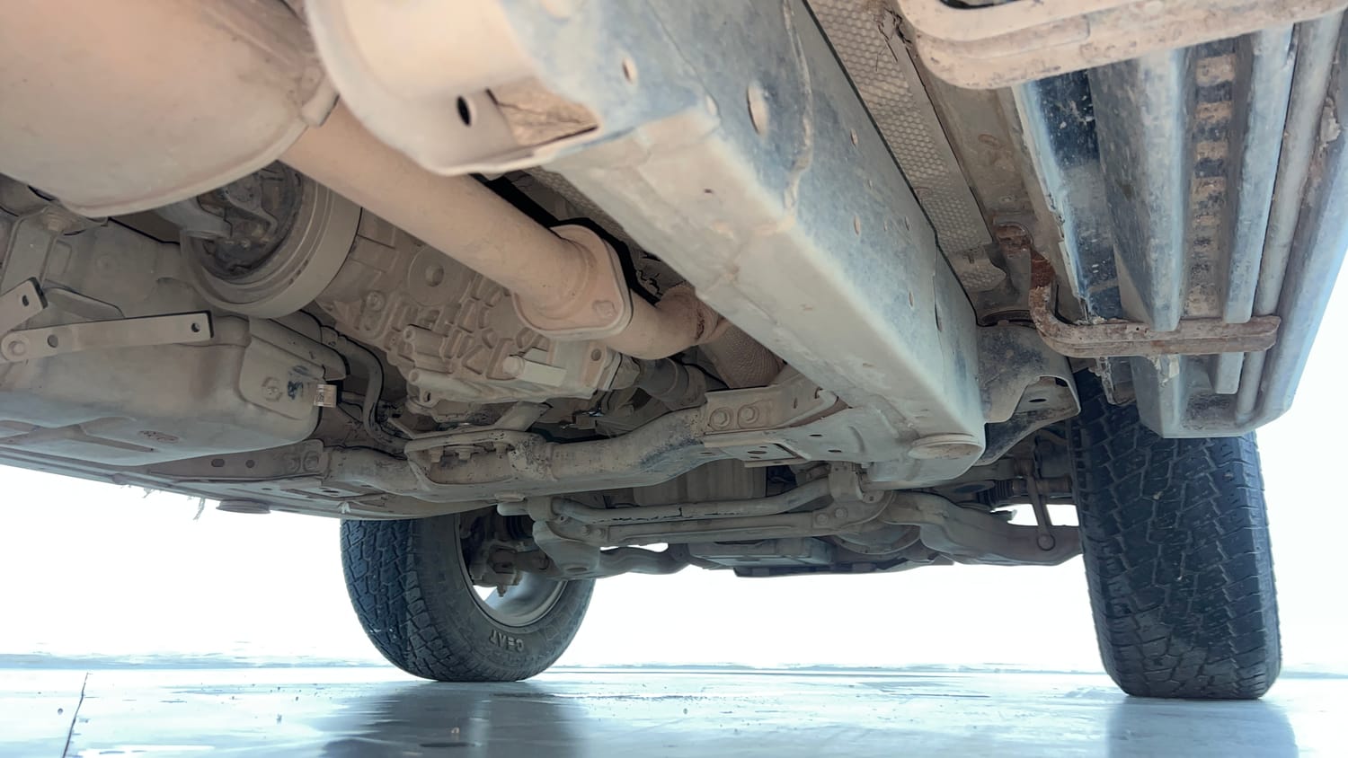 Used 2022 mahindra Thar LX Hard Top Petrol MT 4WD Petrol Manual extra REAR RIGHT UNDERBODY VIEW
