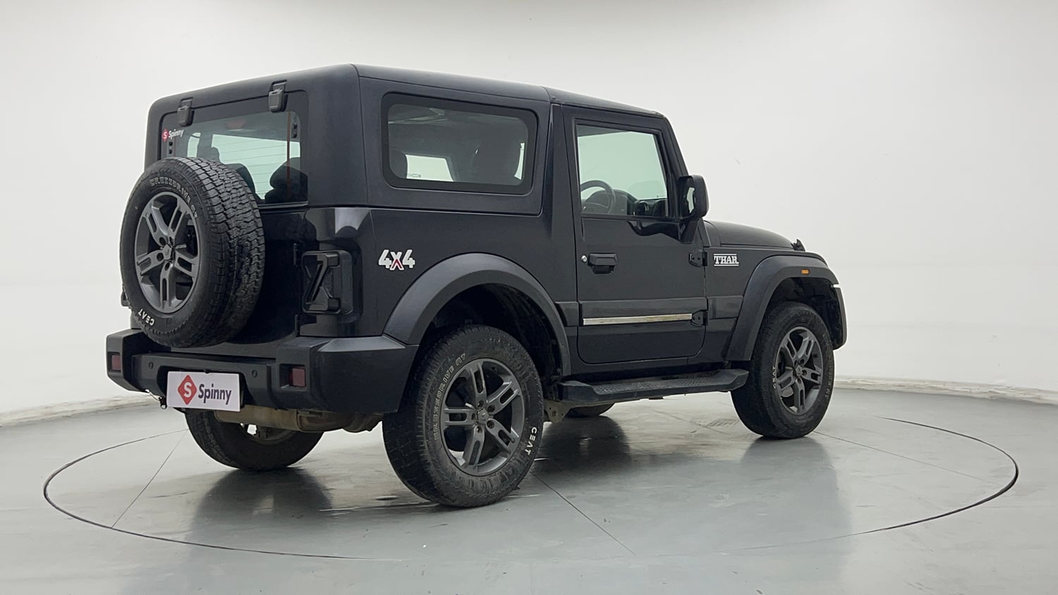 Used 2022 mahindra Thar LX Hard Top Petrol MT 4WD Petrol Manual exterior RIGHT REAR CORNER VIEW