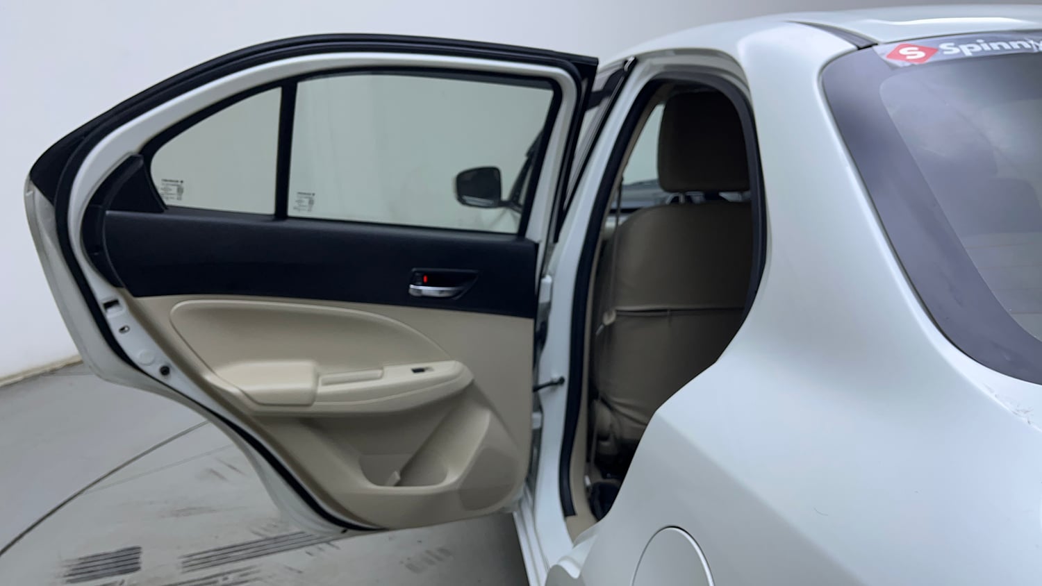 Used 2024 Maruti Suzuki Dzire ZXi Plus AGS Petrol Automatic interior LEFT REAR DOOR OPEN VIEW