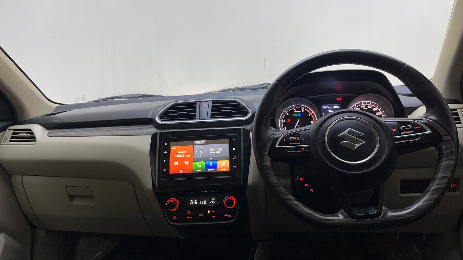 Used 2024 Maruti Suzuki Dzire ZXi Plus AGS Petrol Automatic interior DASHBOARD VIEW