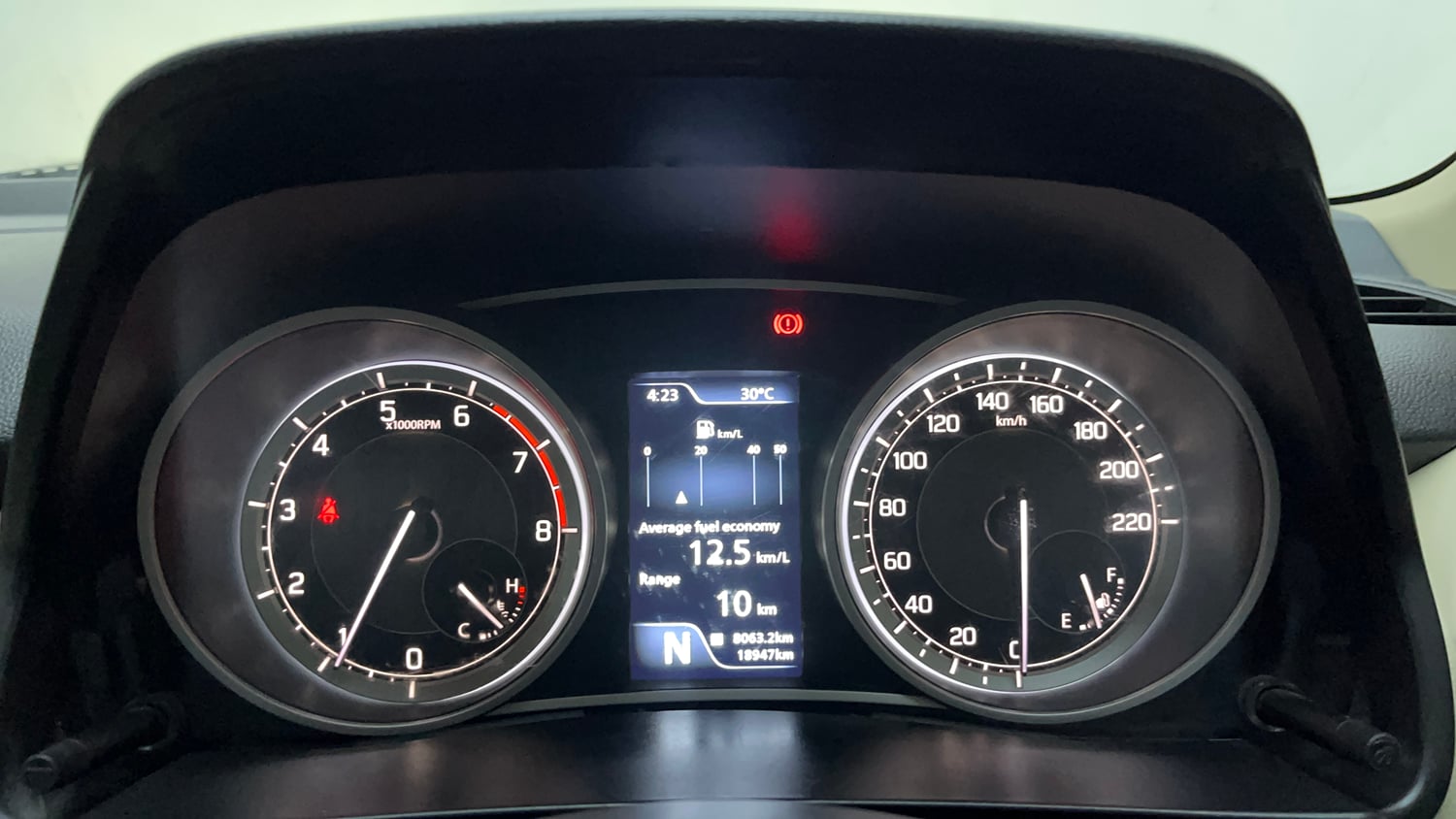Used 2024 Maruti Suzuki Dzire ZXi Plus AGS Petrol Automatic interior CLUSTERMETER VIEW