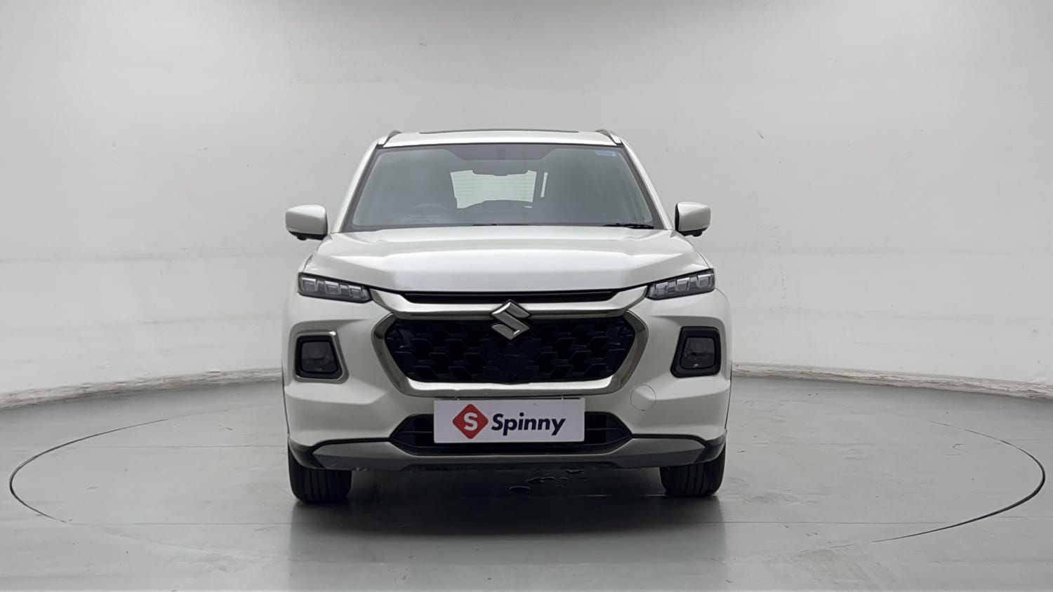 Used 2023 Maruti Suzuki Grand Vitara Alpha Plus Intelligent Hybrid eCVT Hybrid Automatic exterior FRONT VIEW