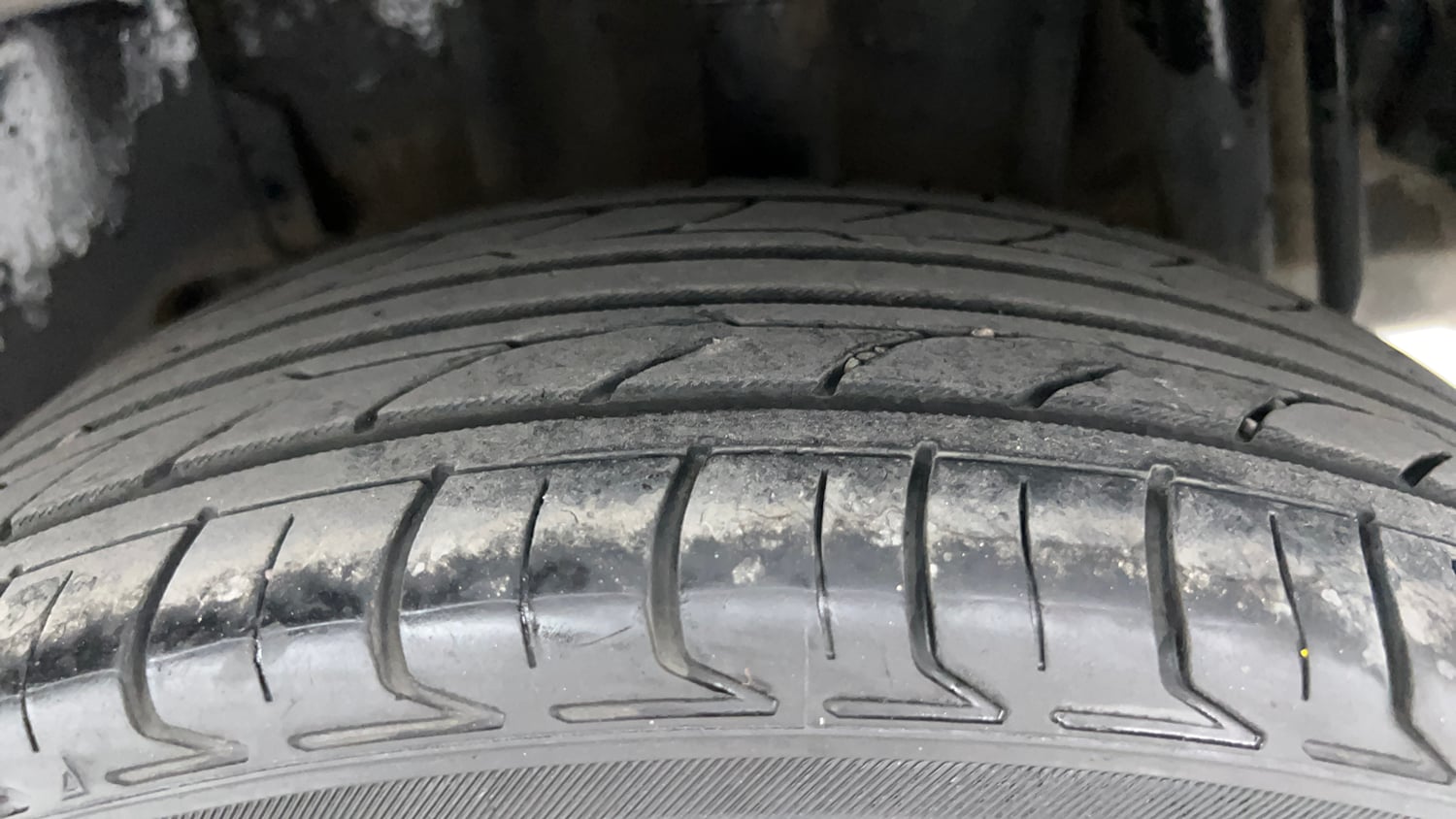 Used 2018 Tata Tigor Revotron XZA Petrol Automatic tyres LEFT REAR TYRE TREAD VIEW