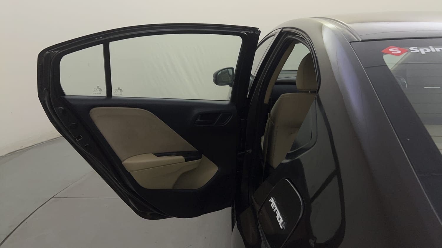 Used 2015 Honda City SV Petrol Manual interior LEFT REAR DOOR OPEN VIEW