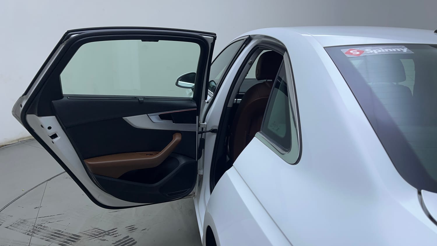 Used 2021 Audi A4 Premium Plus 40 TFSI Petrol Automatic interior LEFT REAR DOOR OPEN VIEW