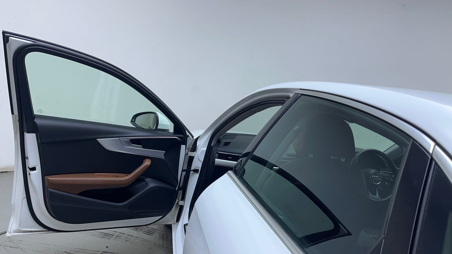 Used 2021 Audi A4 Premium Plus 40 TFSI Petrol Automatic interior LEFT FRONT DOOR OPEN VIEW