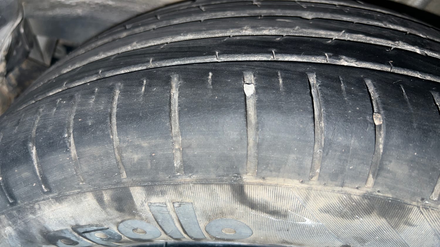 Used 2021 Maruti Suzuki Ignis Zeta 1.2 MT Petrol Manual tyres LEFT REAR TYRE TREAD VIEW