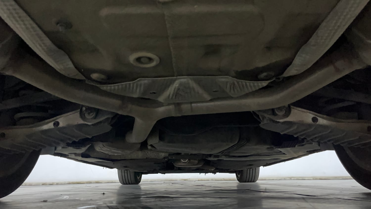 Used 2021 Audi A4 Premium Plus 40 TFSI Petrol Automatic extra REAR UNDERBODY VIEW (TAKEN FROM REAR)
