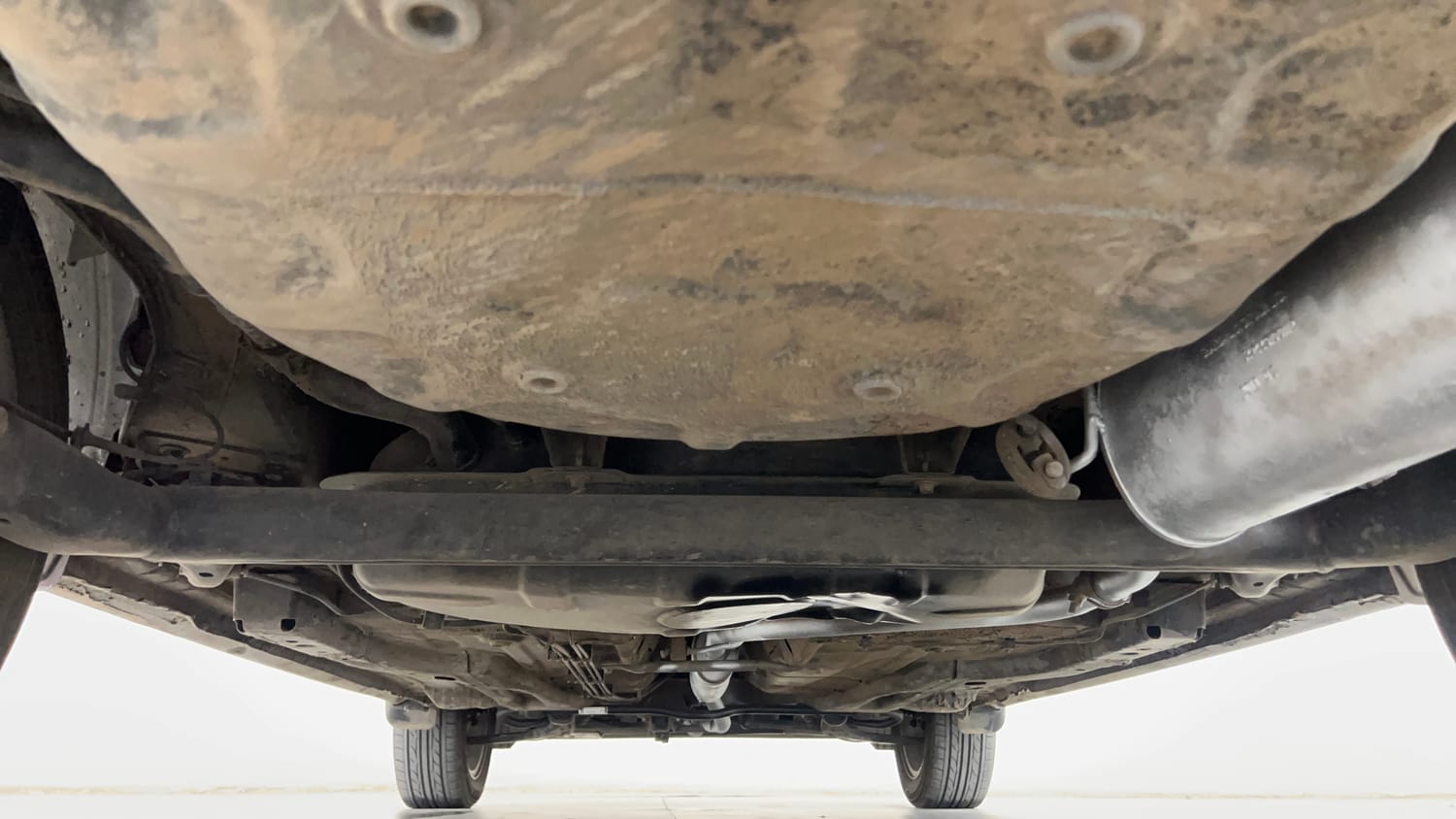 Used 2018 Tata Tigor Revotron XZA Petrol Automatic extra REAR UNDERBODY VIEW (TAKEN FROM REAR)