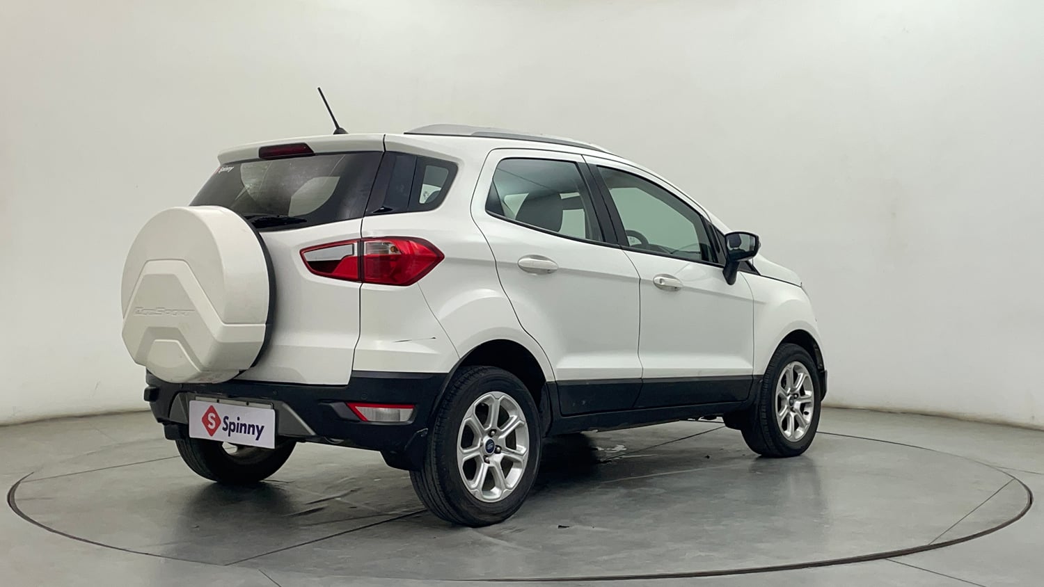 Used 2019 Ford EcoSport Titanium + 1.5L Ti-VCT AT Petrol Automatic exterior RIGHT REAR CORNER VIEW
