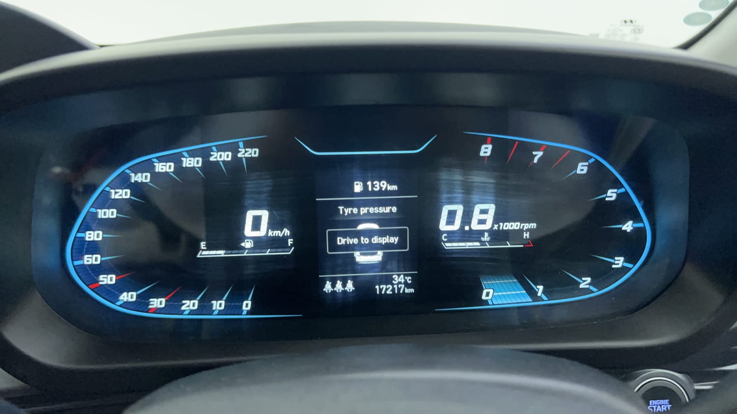 Used 2025 Hyundai New i20 Asta (O) 1.2 MT Petrol Manual interior CLUSTERMETER VIEW