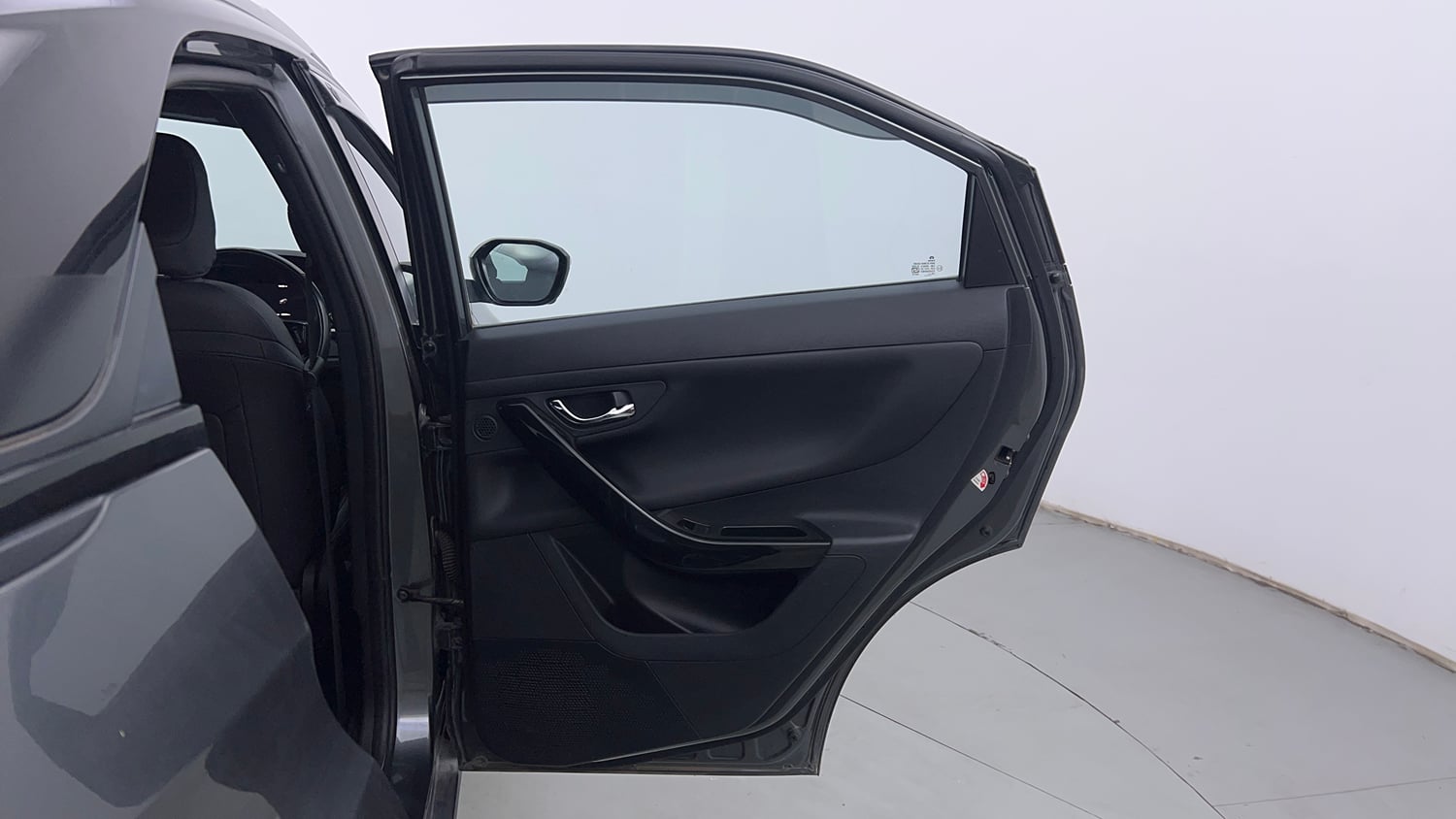 Used 2023 Tata Nexon Fearless Plus S 1.2 Revotron Petrol 7DCA DT Petrol Automatic interior RIGHT REAR DOOR OPEN VIEW