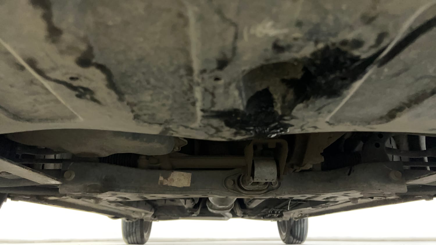 Used 2025 Hyundai New i20 Asta (O) 1.2 MT Petrol Manual extra FRONT LEFT UNDERBODY VIEW