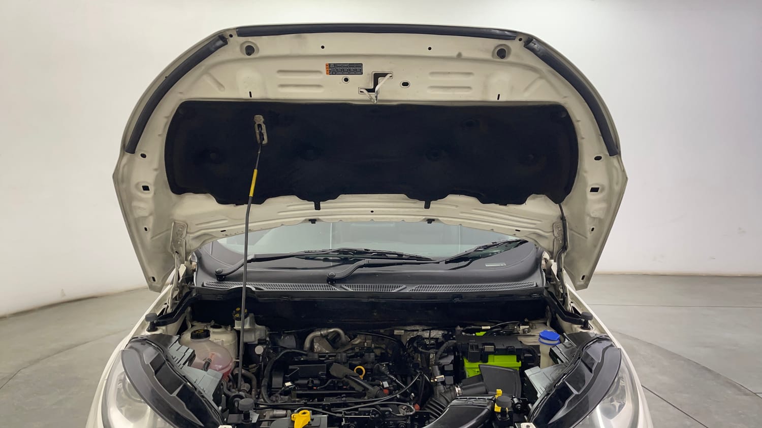 Used 2019 Ford EcoSport Titanium + 1.5L Ti-VCT AT Petrol Automatic engine ENGINE & BONNET OPEN FRONT VIEW