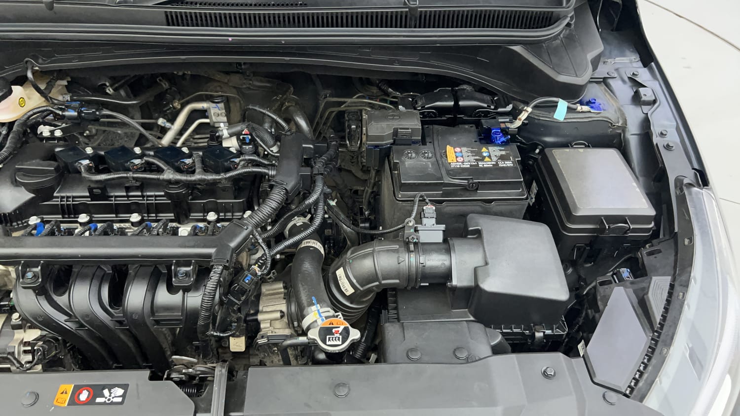 Used 2025 Hyundai New i20 Asta (O) 1.2 MT Petrol Manual engine ENGINE LEFT SIDE VIEW