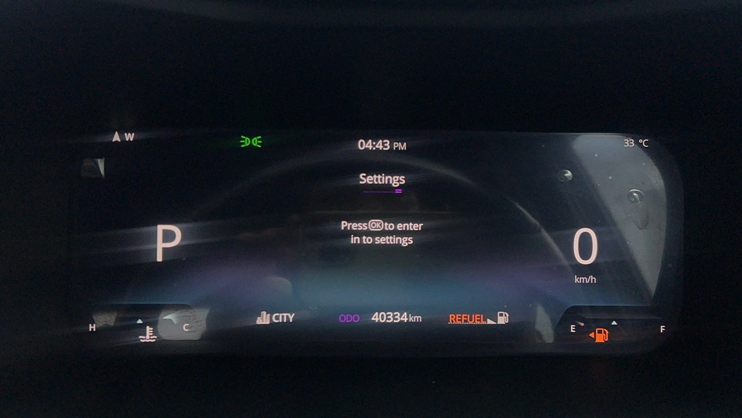 Used 2023 Tata Nexon Fearless Plus S 1.2 Revotron Petrol 7DCA DT Petrol Automatic interior CLUSTERMETER VIEW