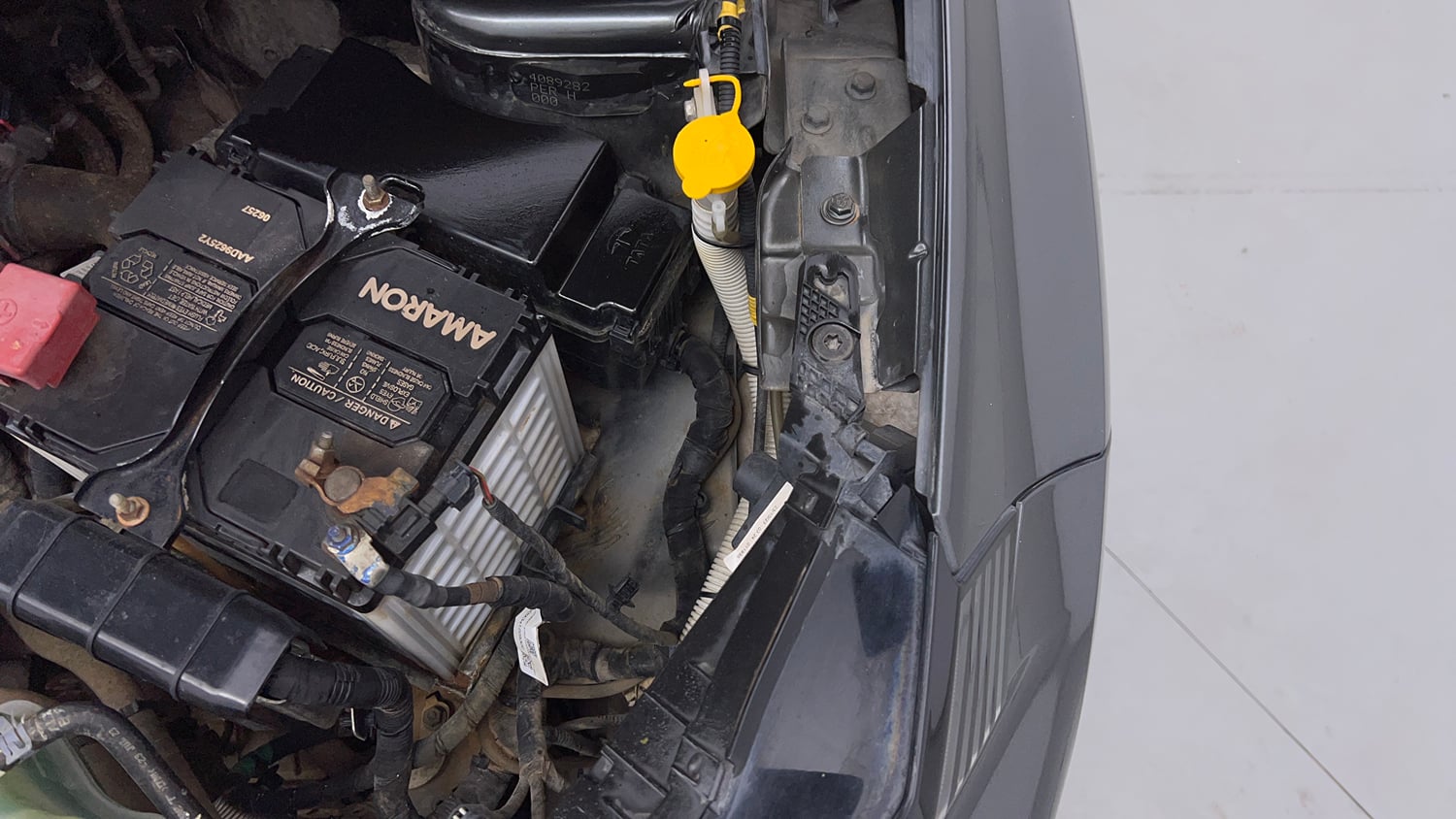 Used 2023 Tata Nexon Fearless Plus S 1.2 Revotron Petrol 7DCA DT Petrol Automatic engine ENGINE LEFT SIDE VIEW