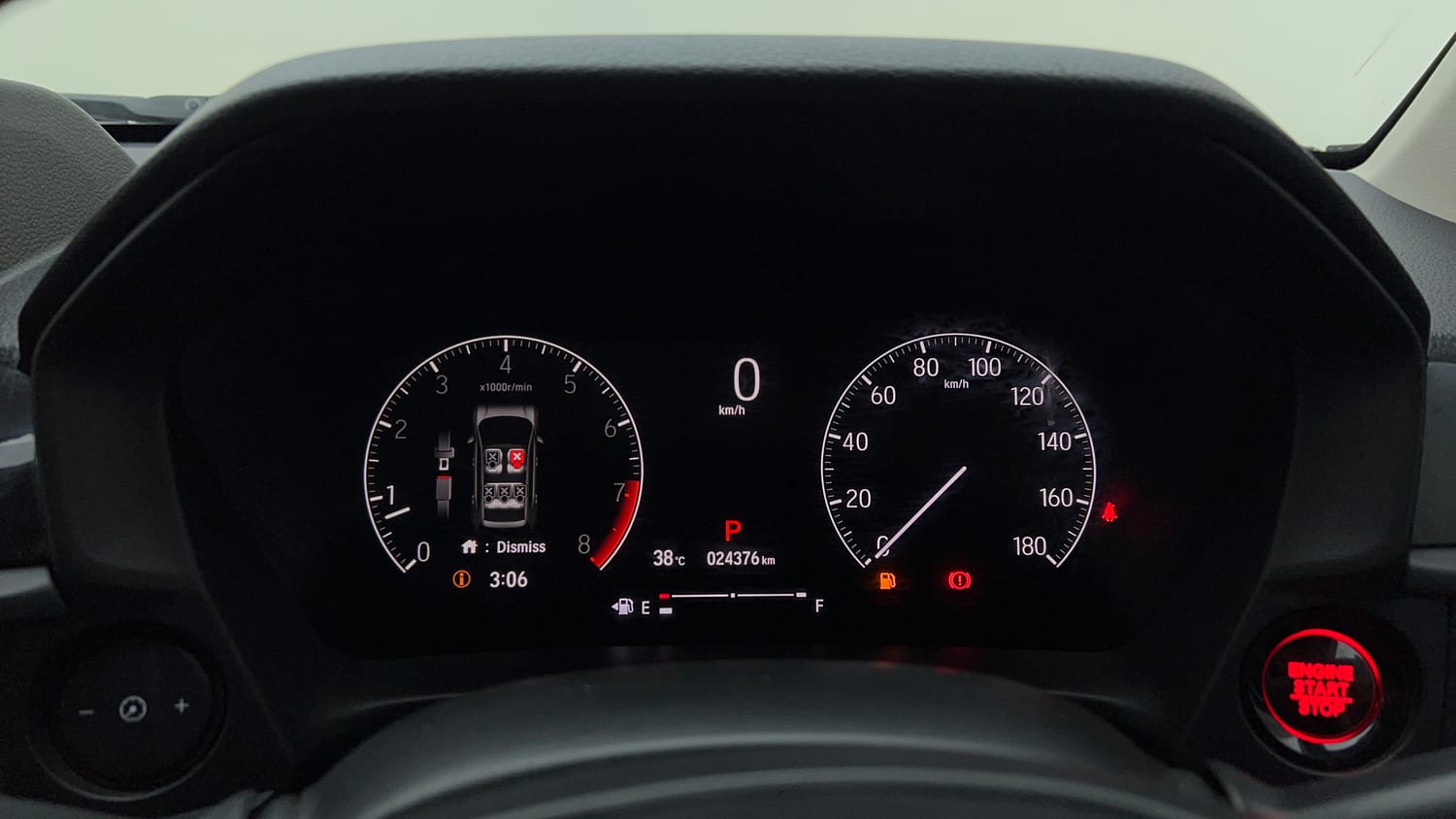 Used 2025 Honda Elevate Apex Edition V CVT Petrol Automatic interior CLUSTERMETER VIEW