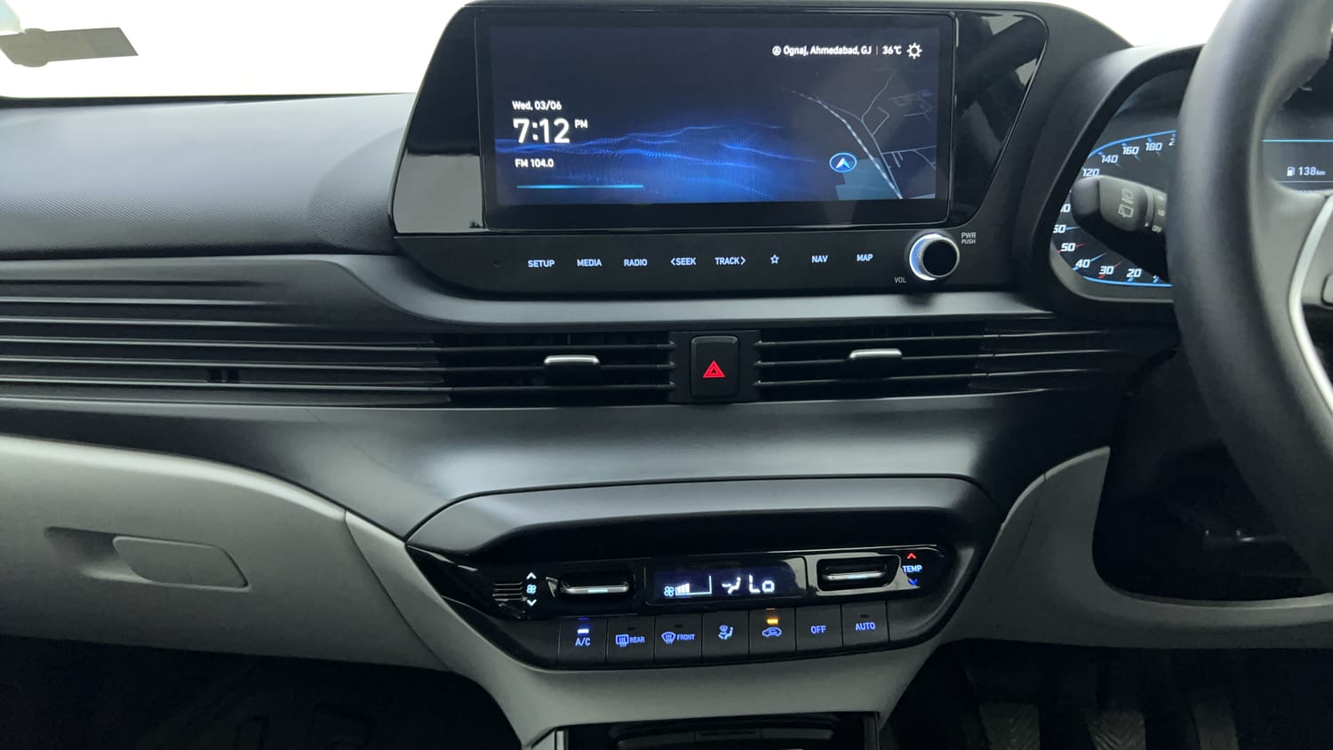 Used 2025 Hyundai New i20 Asta (O) 1.2 MT Petrol Manual interior MUSIC SYSTEM & AC CONTROL VIEW