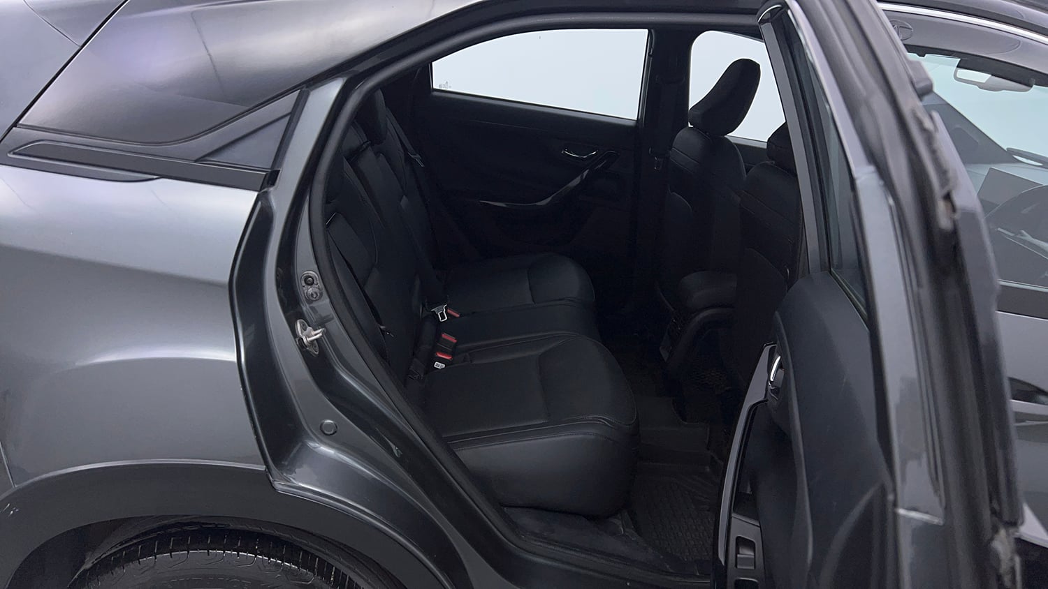 Used 2023 Tata Nexon Fearless Plus S 1.2 Revotron Petrol 7DCA DT Petrol Automatic interior RIGHT SIDE REAR DOOR CABIN VIEW