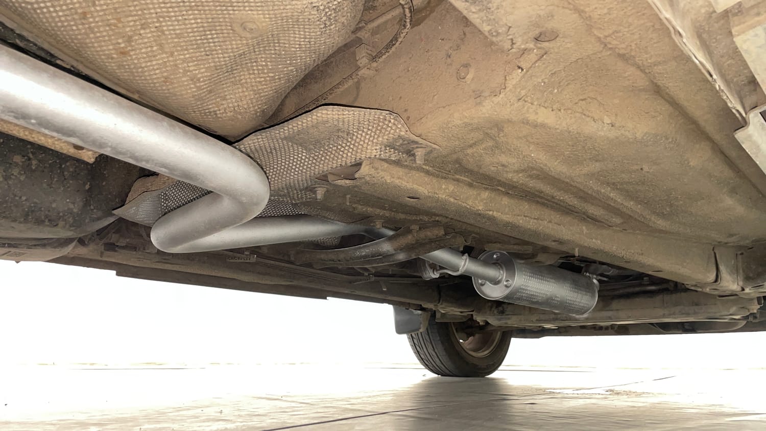 Used 2019 Ford EcoSport Titanium + 1.5L Ti-VCT AT Petrol Automatic extra REAR RIGHT UNDERBODY VIEW