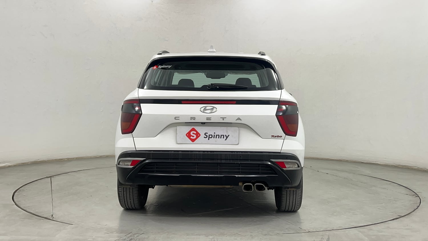 Used 2022 Hyundai Creta SX (O) 1.4 Turbo 7 DCT Petrol Automatic exterior BACK VIEW