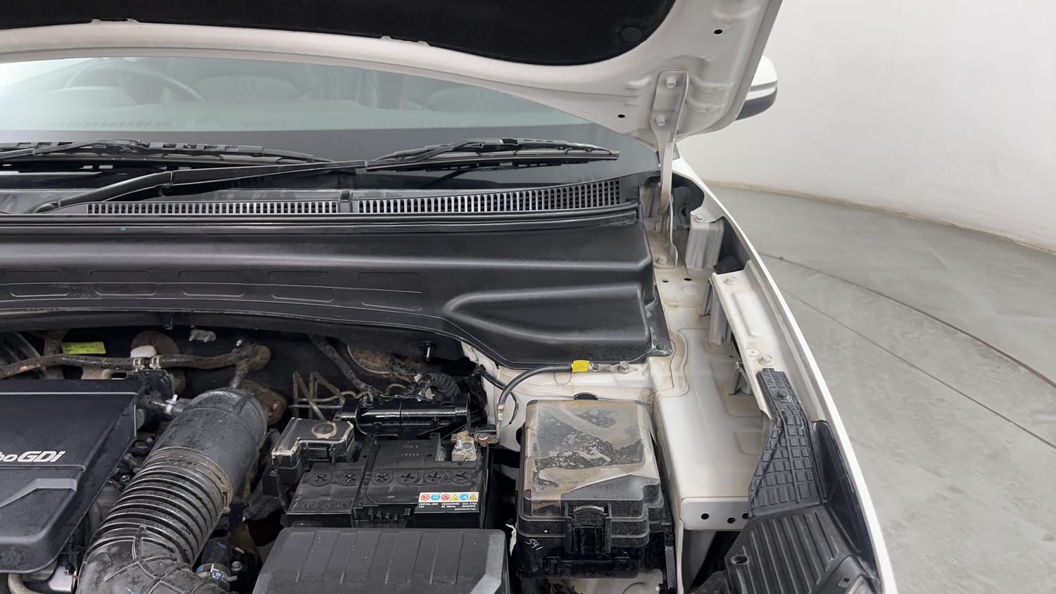 Used 2022 Hyundai Creta SX (O) 1.4 Turbo 7 DCT Petrol Automatic engine ENGINE LEFT SIDE HINGE & APRON VIEW